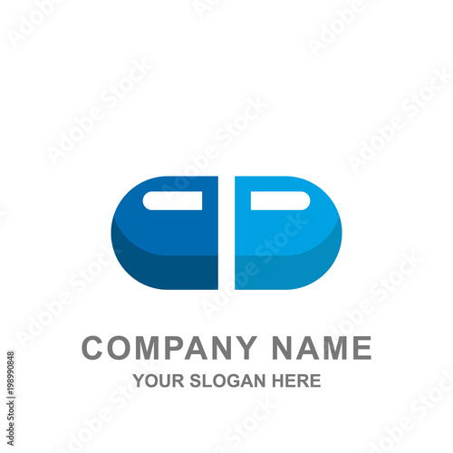 Drugstore Medical Healthcare Logo Vector Illustration 