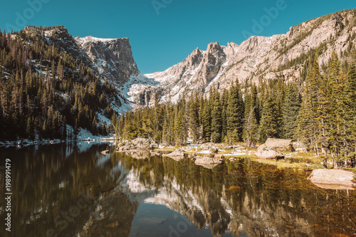 Dream Lake  Rocky Mountains  Colorado  USA.