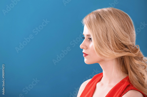 Young woman with beautiful ...