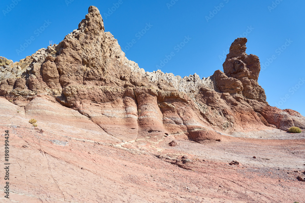 Kanarische Insel Teneriffa: Felsen im Nationalpark Teide Kanarische Insel Teneriffa: Felsen im Nationalpark Teide