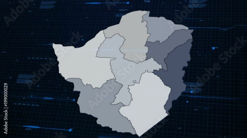 Zimbabwe Network Map photo
