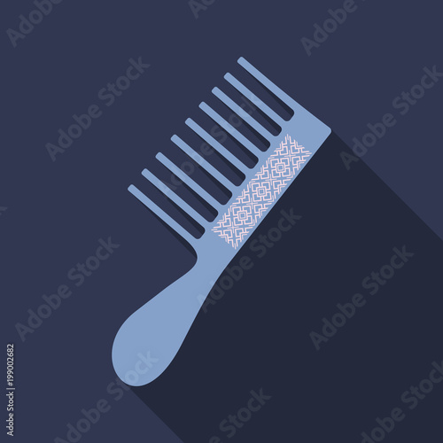 Fashion equipment of hairbrush for hair, of comb, vector isolated on background, Hairdresser style accessories, hairdryer