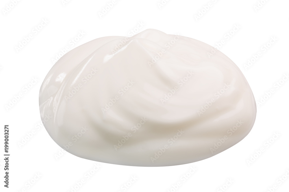 Sour cream isolated Sour cream isolated