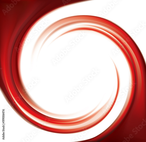 Vector swirling red backdrop. Juice of red fruits