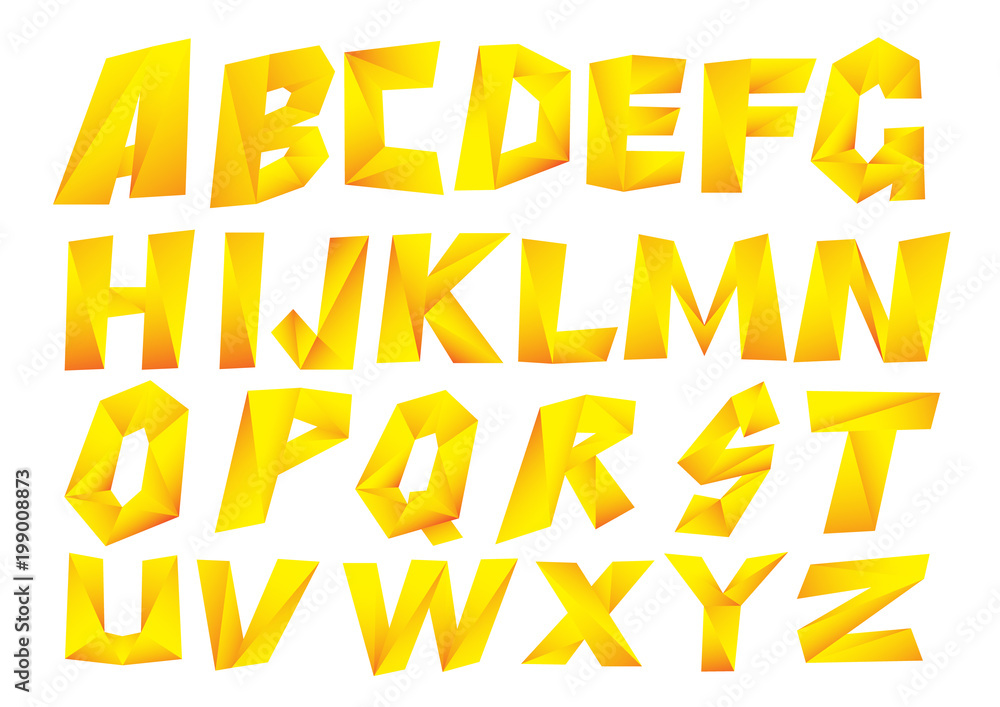 font. Vector illustration font. Vector illustration