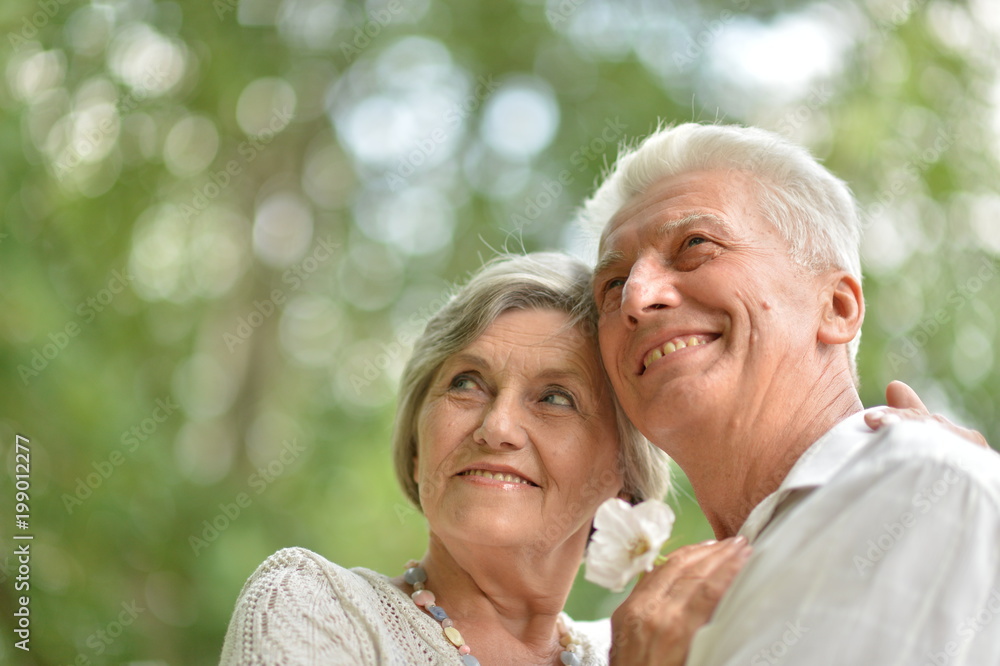 loving older couple