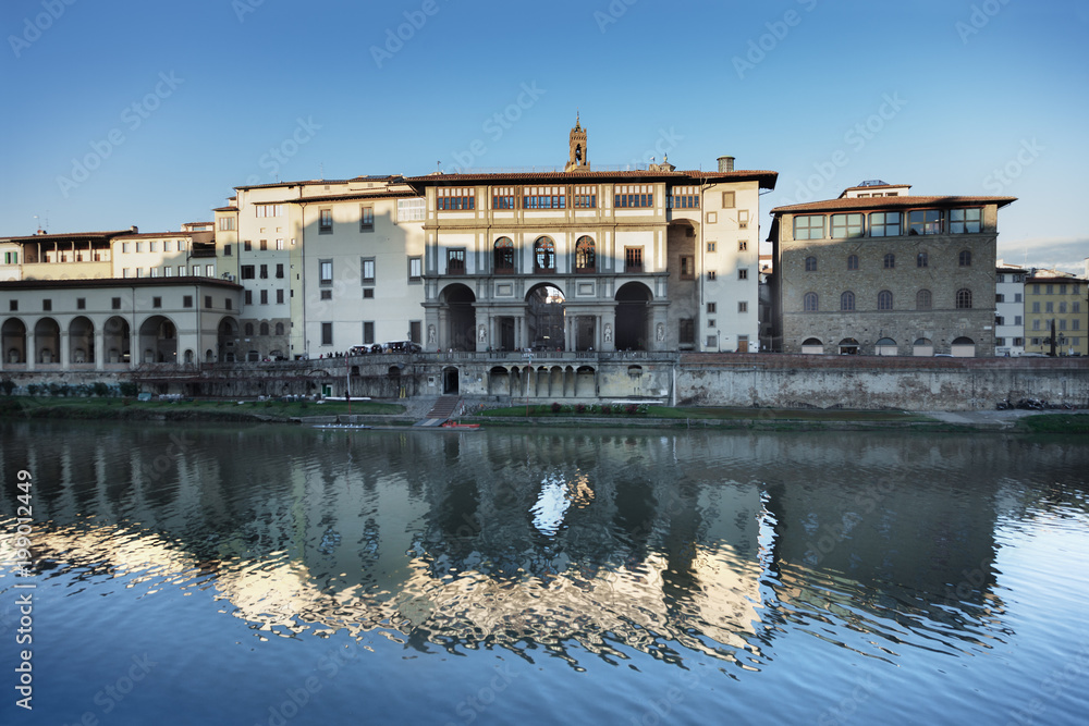 The Uffizi gallery in Florence, Italy