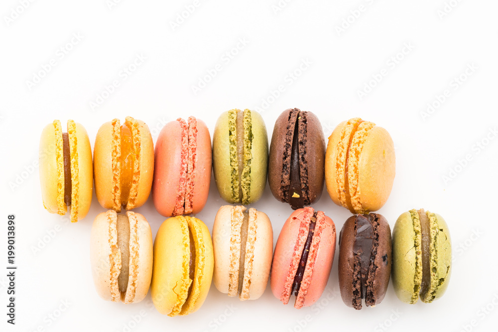 macaroons or macaron on white background isolated macaroons or macaron on white background isolated