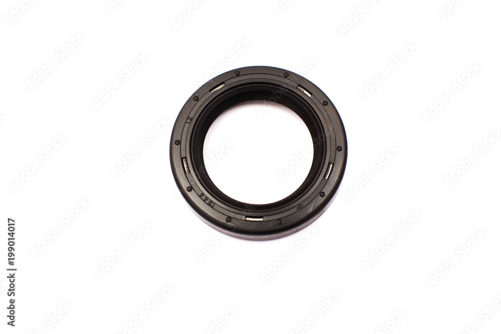 Oil seal isolated on white background Oil seal isolated on white background