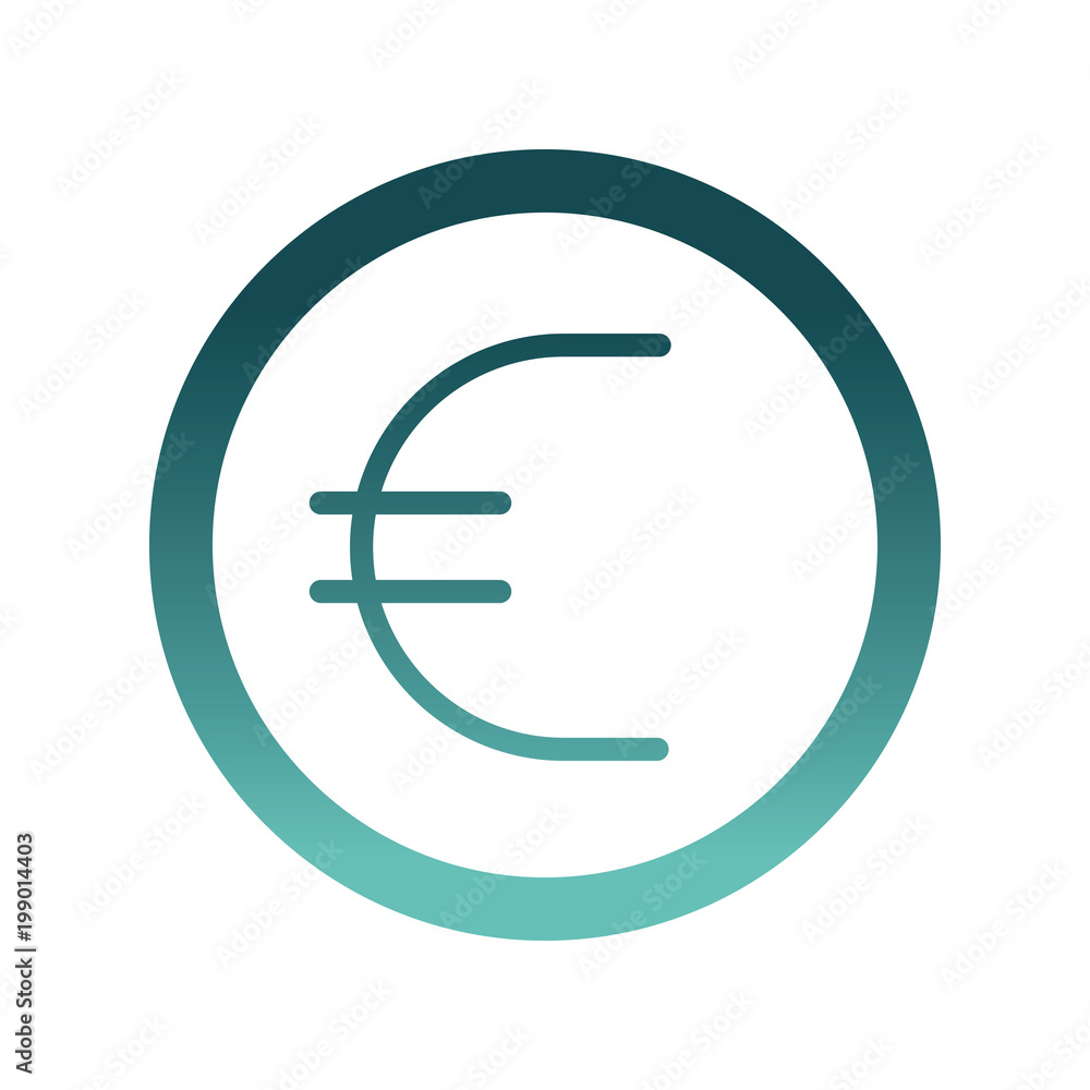 euro coin isolated icon vector illustration design euro coin isolated icon vector illustration design