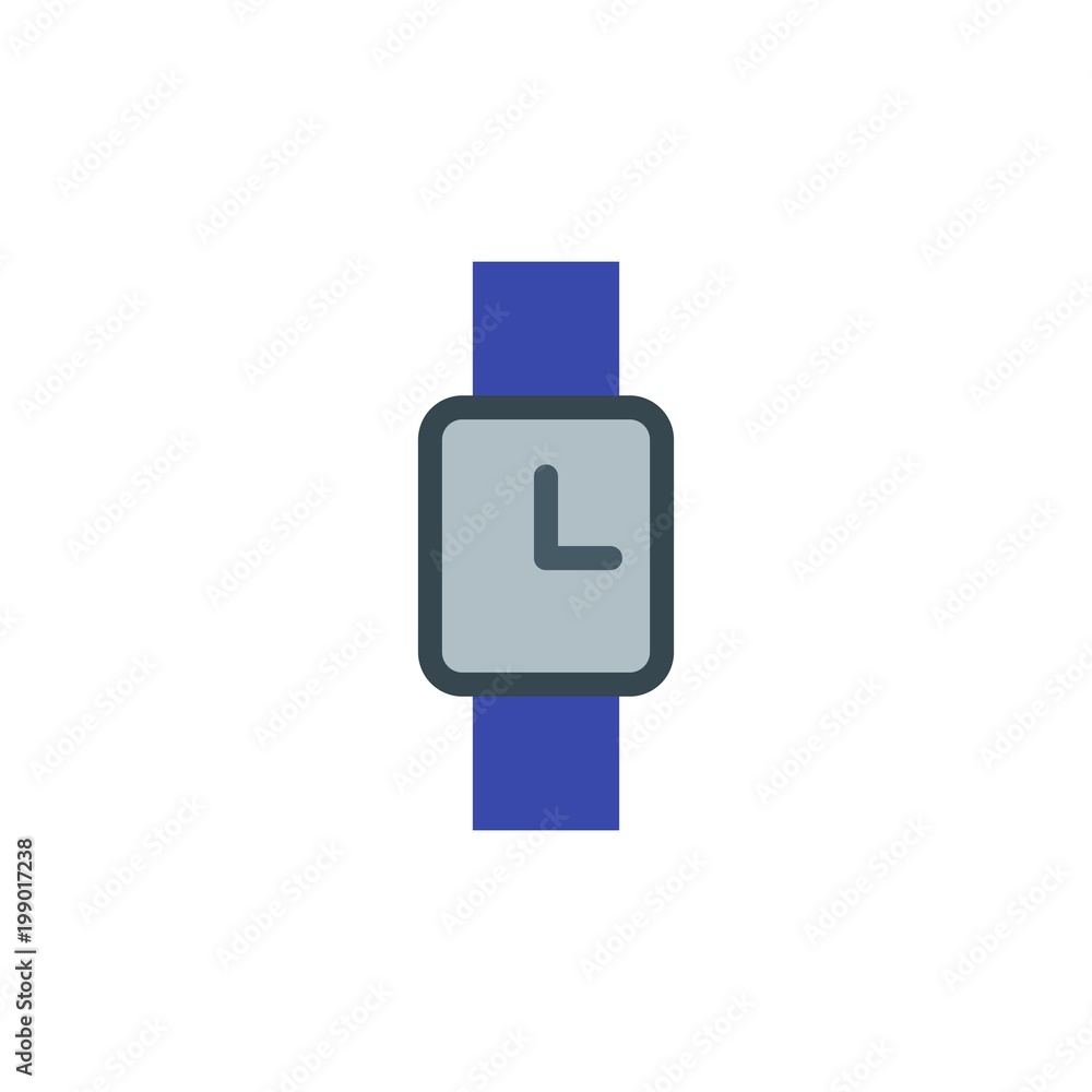 watch flat vector icon. Modern simple isolated sign. Pixel perfect vector illustration for logo, website, mobile app and other designs watch flat vector icon. Modern simple isolated sign. Pixel perfect vector illustration for logo, website, mobile app and other designs