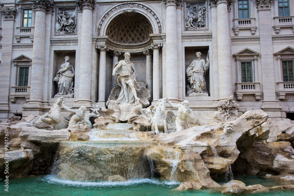 Trevi Fountain Fontana di Trevi in Rome Italy