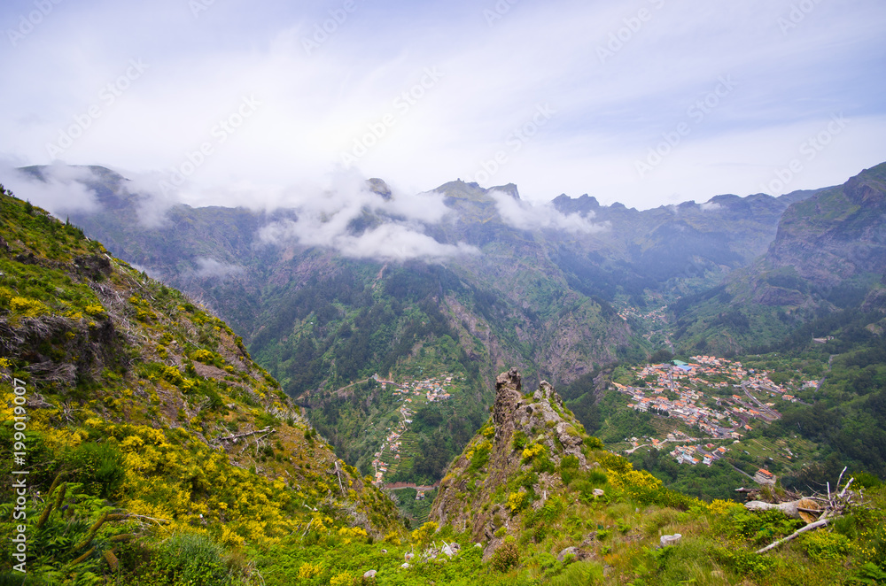 Scenery near Curral das Freiras, Madeira, Portugal