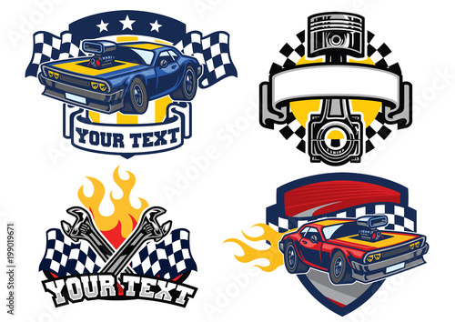 badge muscle car design