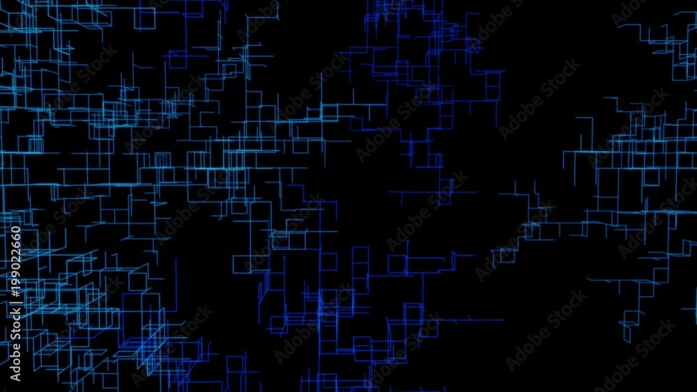 Abstract network growth. Technology themed background. 4k UHD animation. Abstract network growth. Technology themed background. 4k UHD animation.