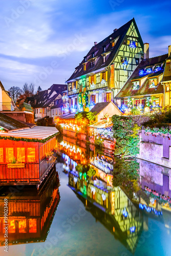 Obraz na płótnie Colmar, Alsace, France - Little Venice w salonie