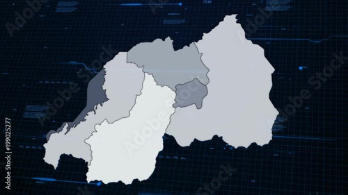 Rwanda Network Map photo