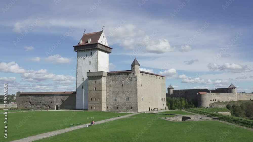 fortress Narva and Ivangorod Fortress on the border of Estonia and Russia fortress Narva and Ivangorod Fortress on the border of Estonia and Russia