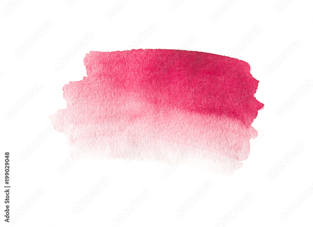 dark pink watercolor splash backdrop. color like red, marsala. Ombre  background for text, logo, label, tag, card Stock Illustration | Adobe Stock
