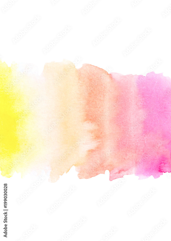 light pink,peach,orange,white,yellow watercolor  splash . Ombre background for text, logo, label, tag, card  for text, card, design, tag,label,logo. color like magenta, orange, rose 
