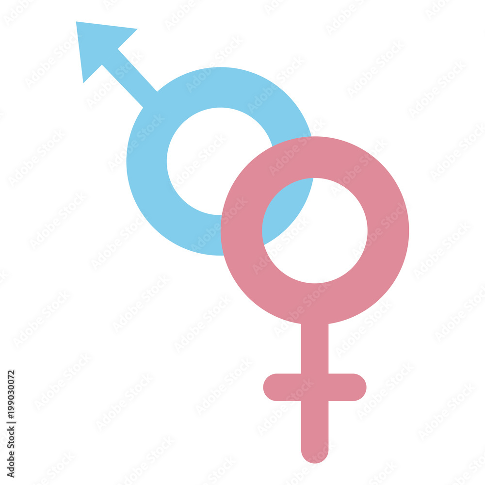 gender male and female crossed vector illustration design gender male and female crossed vector illustration design