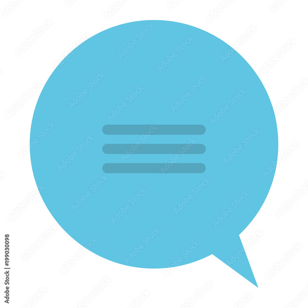 speech bubble message icon vector illustration design