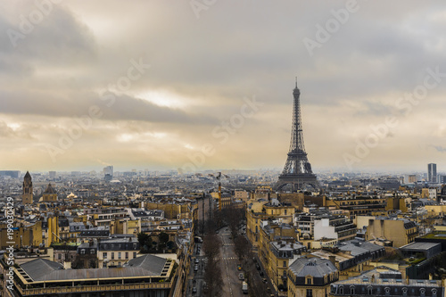 Eiffel Tower After Rain In Paris © Kurt Pacaud