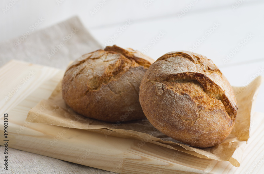 fresh homemade bread
