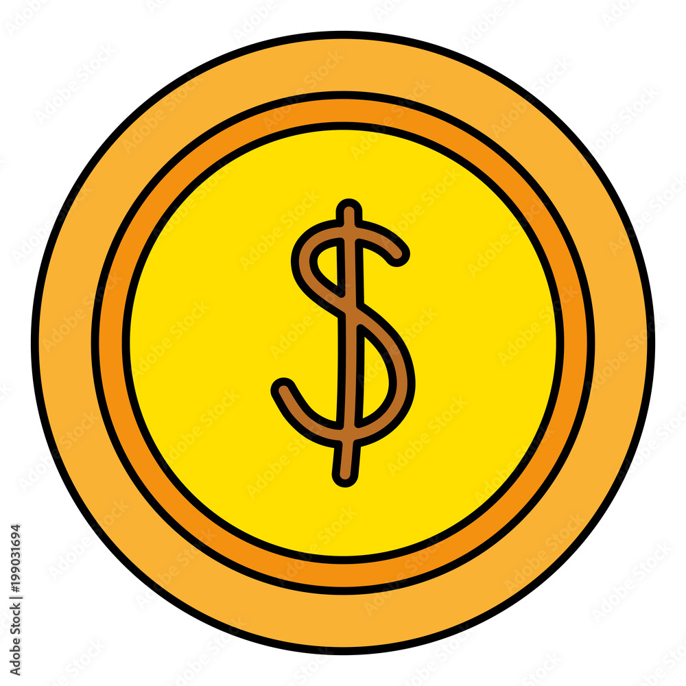 coin money isolated icon vector illustration design coin money isolated icon vector illustration design