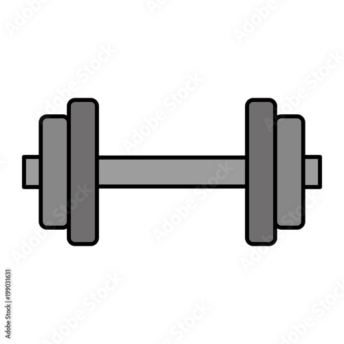 weight lifting device icon vector illustration design