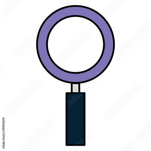 search magnifying glass icon vector illustration design