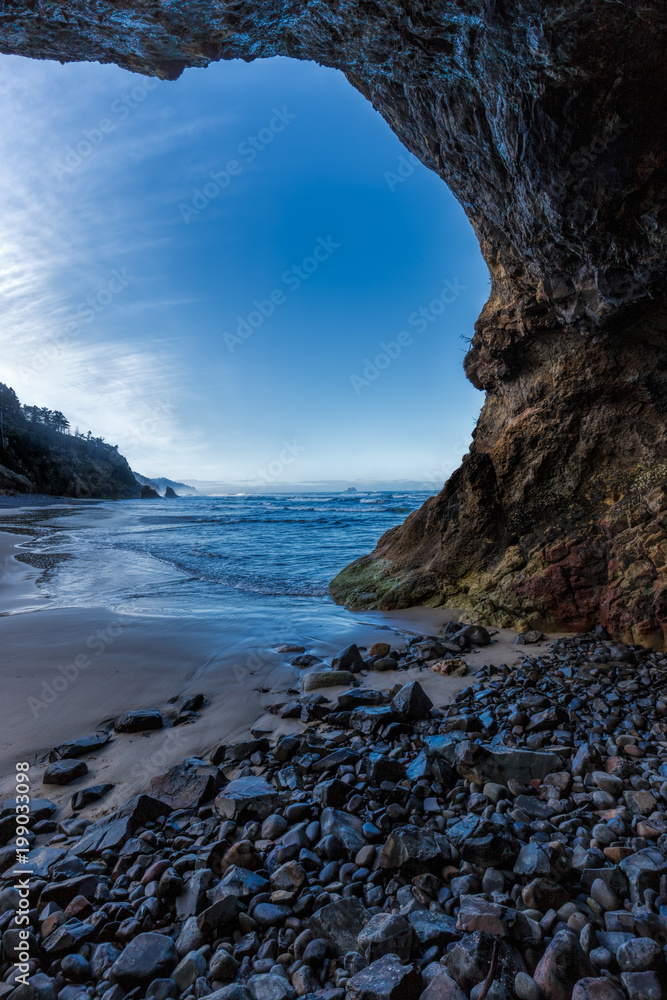Fototapeta premium Scenic view of beach in Oregon.