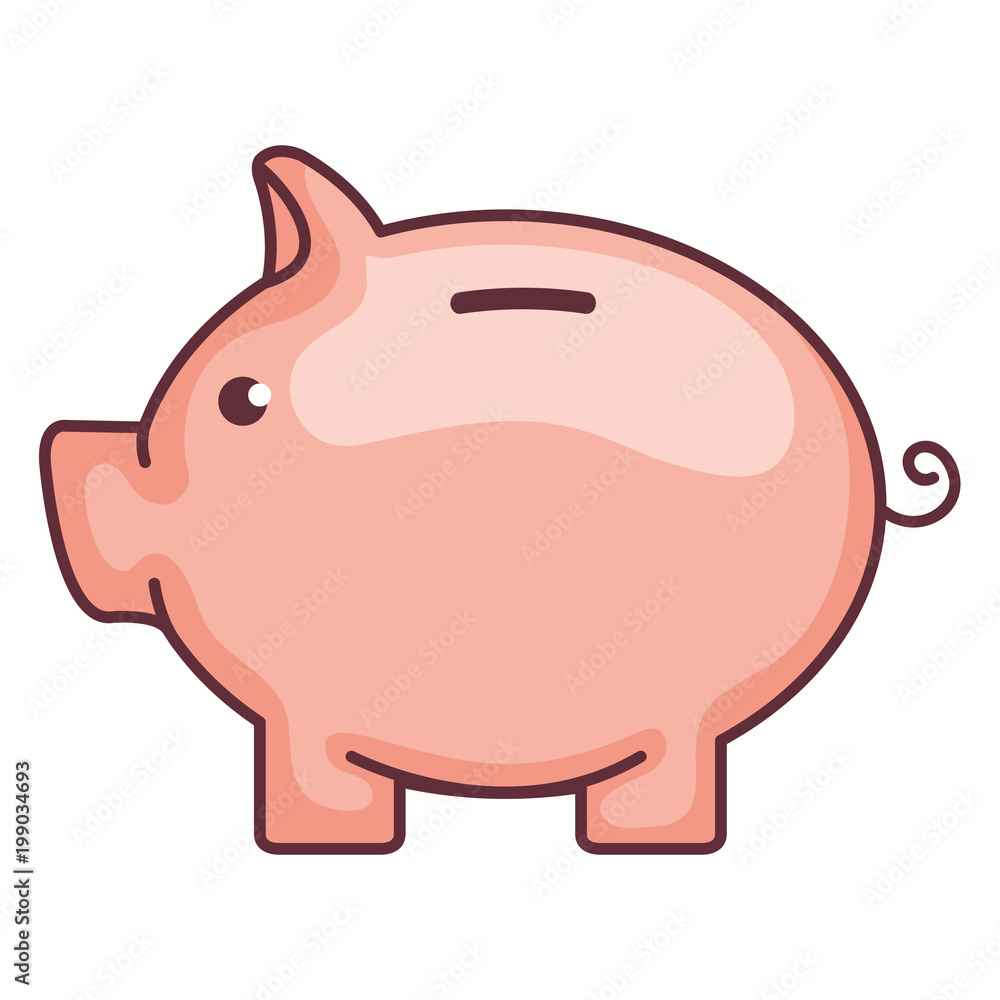 piggy savings isolated icon vector illustration design piggy savings isolated icon vector illustration design