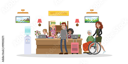 Nursing home interior.