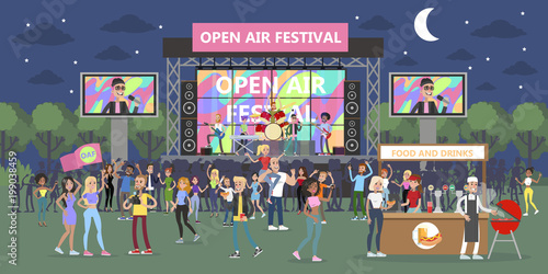 Open air festival.