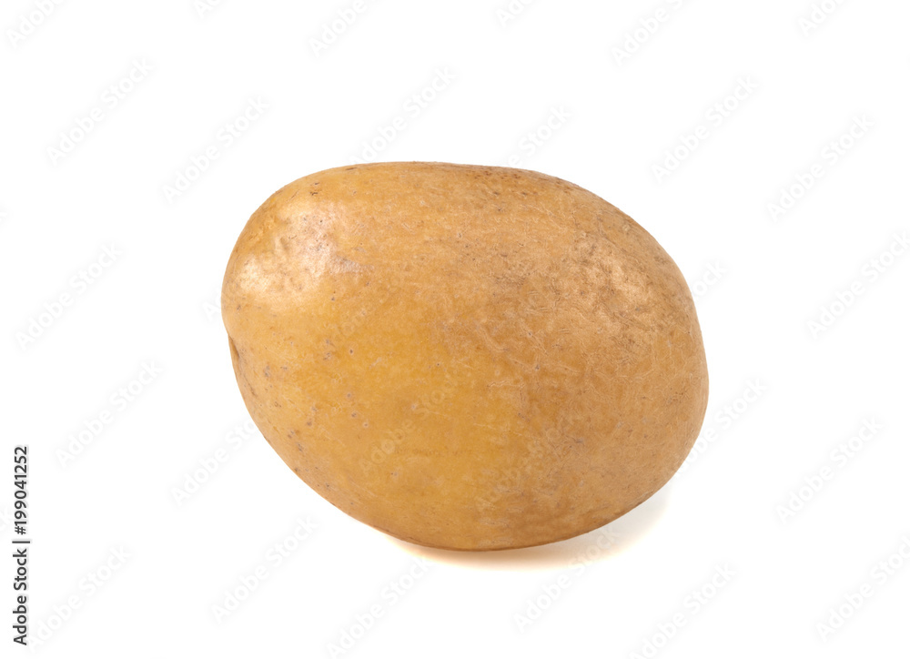 Fototapeta premium potatoes on a white background