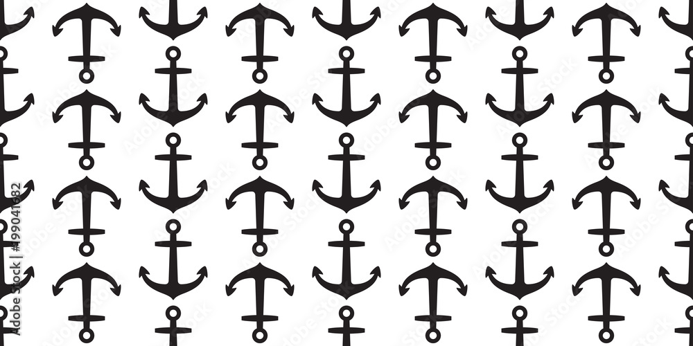 Anchor seamless pattern vector Nautical maritime sea ocean boat isolated background Anchor seamless pattern vector Nautical maritime sea ocean boat isolated background