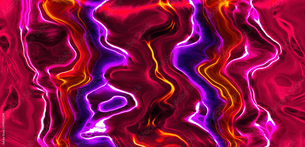 Red luminous and glowing abstract background.