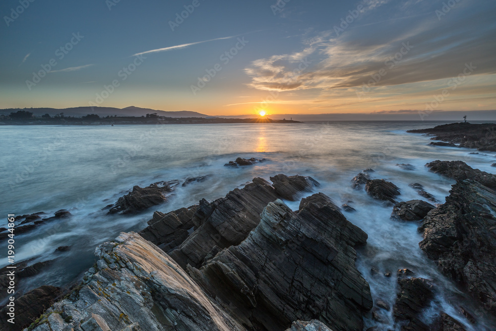 spectacular landscapes, day and night, in lands of Galicia, spain spectacular landscapes, day and night, in lands of Galicia, spain