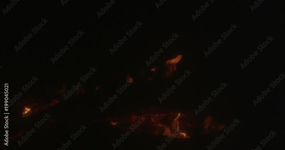 Fire Flames, Campfire Slow Motion Fire Flames, Campfire Slow Motion