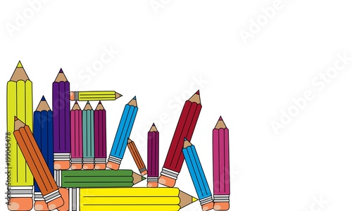 Lápices de colores.