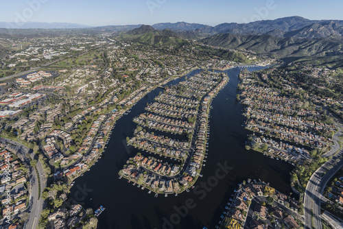 Aerial view of Westlake Isl...