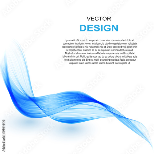 Abstract vector background, transparent waved lines for brochure, website, flyer design.