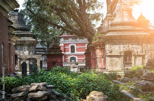 Pashupatinath temple complex in Kathmandu, Nepal photo