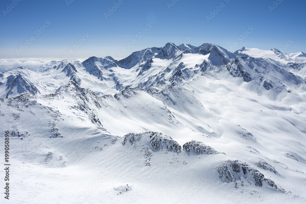 winter in den alpen