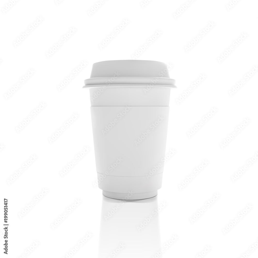 Realistic White Paper coffee Cup. Cafe Latte, Cappuccino Cup. White Lable Coffee Mock Up Isolated on wihite background Realistic White Paper coffee Cup. Cafe Latte, Cappuccino Cup. White Lable Coffee Mock Up Isolated on wihite background