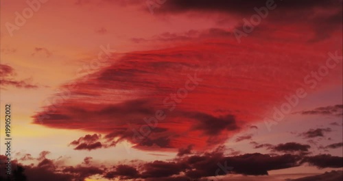 Fiery Cloud Timelapse