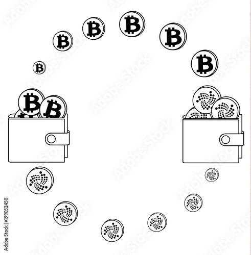 exchange between bitcoin and iota in the wallet