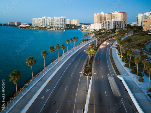 Canvas Print Aerial View of Florida