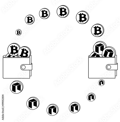 exchange between bitcoin and neo in the wallet